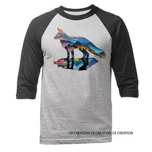 Mountain Fox Wildlife Wildnis Tiere Outdoor NatureGrafik 3/4-Ärmel Raglan - Bild 1 von 10