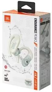 NEW JBL Endurance Peak 3 True Wireless Bluetooth In-Ear Sport Headphones (White) - Picture 1 of 1
