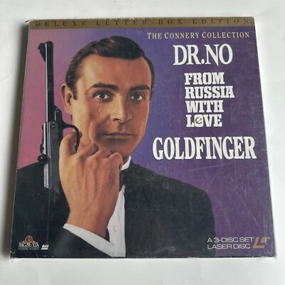 The Connery Collection Laserdisc Dr No From Russia w Love Goldfinger Box Set - Image 1 of 4