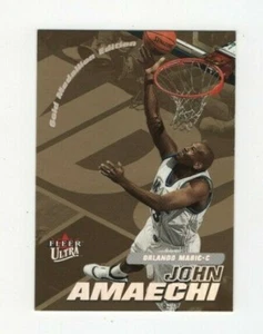 2000-01 FLEER ULTRA GOLD MEDALLION JOHN AMAECHI ORLANDO MAGIC #119 - Bild 1 von 2