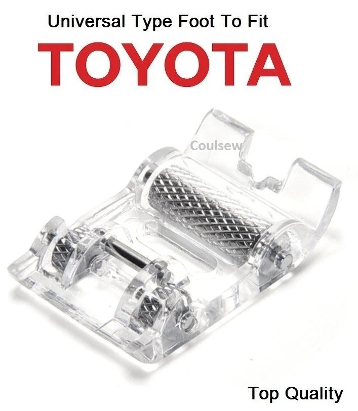 Roller Foot For Vinyl Velvet Suede Leather Fits TOYOTA SEWING MACHINES  - Image 1 of 1