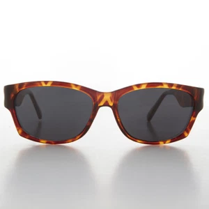 Sporty Vintage Wrap Style Sunglass Tortoiseshell and Gray Lens- Wiley - Picture 1 of 3