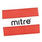 Mitre Captain Armband Red New In Package Comfortable Breathable Visible Game