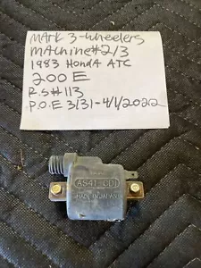83 HONDA ATC200E ATC200 BIG RED IGNITION COIL - Picture 1 of 11
