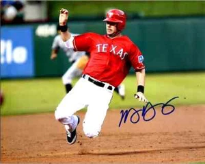 Foto firmata Michael Young 8x10 - Texas Rangers All-Star autografata - certificato di autenticità - Foto 1 di 1