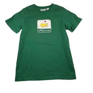 Masters Collection Golf Youth Kids Unisex Shirt M Green Preowned Graphic Sport - Picture 1 of 11