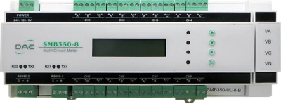 DAE SMB350-UL-8-B, 24-circuit electric Monitor / submeter, RS485, multi-function - Image 1 of 4