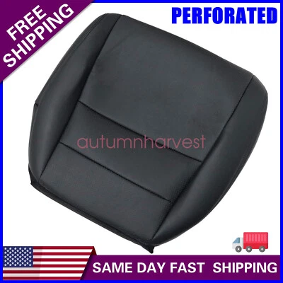 Fits 2005 2006 2007 2008 Acura TL Passenger Side Bottom Leather Seat Cover Black - Изображение 1 из 4