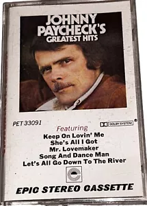 Johnny Paycheck Greatest Hits Country Musik Album Kassette 1P22 - Bild 1 von 4