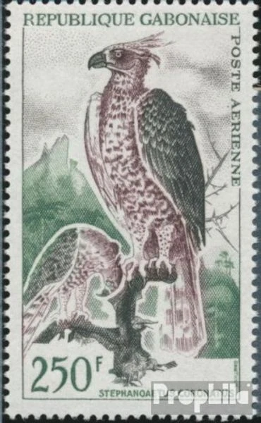 Estampillas Gabón 1964 Mi 207 como nuevas MNH 1964 aves Foto 1 de 1