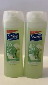 2 - Suave Essentials Juice Green Apple Body Wash 15 FL. OZ each