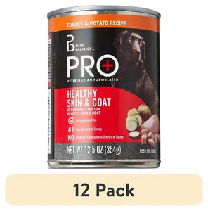 (12 pack)Turkey & Potato Recipe Wet Dog Food for Healthy Skin & Coat,12.5 oz Can - Picture 1 of 8