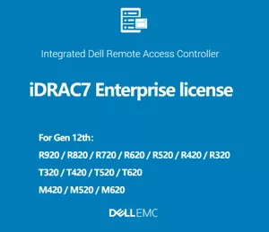 IDRAC7/8/9 Enterprise License Permanent idrac for PowerEdge 12th 13th 14th 15th - Picture 1 of 17