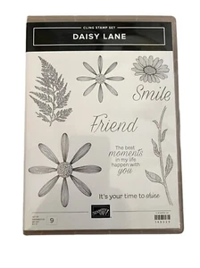 Stampin' Up! Daisy Lane, juego de estampillas adhesivas usadas - Imagen 1 de 3