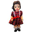 Vintage Terri Lee Doll Brown Hair 16" Hard Plastic Original Dress 50s