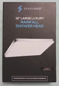 SparkPod 12" Luxus Rechteck Regendusche Kopf Vintage Öl eingerieben Bronze Neu im Karton - Bild 1 von 5