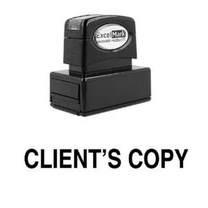 CLIENT'S COPY Stamp - Pre-Inked / Black - Picture 1 of 1