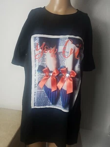 SEE YOU black Orange Bow Pattern for women - Picture 1 of 5