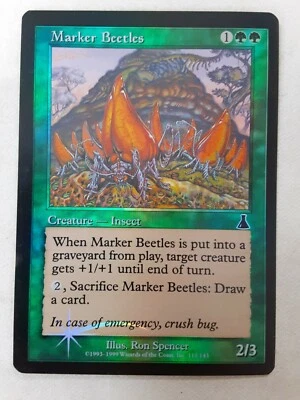 Marker Beetles - NM Foil - Magic the Gathering MTG - Urza's Destiny M-283 - Image 1 of 2
