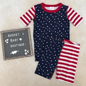 HANNA ANDERSSON Stars & Stripes Summer Short Johns Size 140 (US 10) - Picture 1 of 5