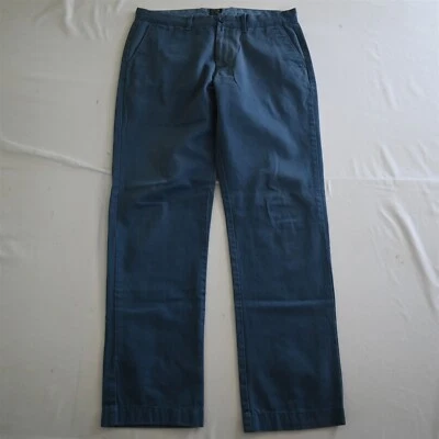 J.CREW 34x34 Blue Sutton Straight 100% Cotton Mens Chino Pants - Image 1 of 4