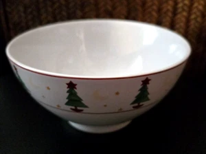 SET OF 2 SAKURA DEBBIE MUMM MAGIC OF SANTA ALL PURPOSE CEREAL RICE BOWL 5 3/4" - Picture 1 of 3