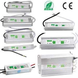 AC to DC 12V 24V Transformer Power Supply Adapter Driver IP67 Waterproof 10-300W - Picture 1 of 50