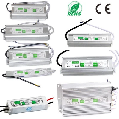 AC to DC 12V 24V Transformer Power Supply Adapter Driver IP67 Waterproof 10-300W - Image 1 of 4