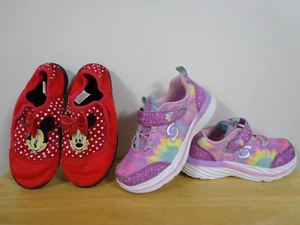 Paket mit 2 Minnie und Sport Kleinkind Mädchen Schuhen mehrfarbig Größe 9-10 - Bild 1 von 19