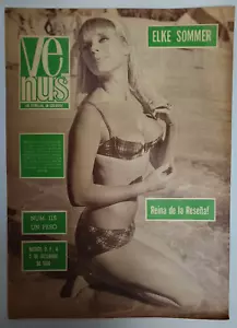 VENUS LAS ESTRELLAS #115 DEC 1966 ELKE SOMMER / NANCY KOVAK / FANNY CANO, SEXY M - Imagen 1 de 8