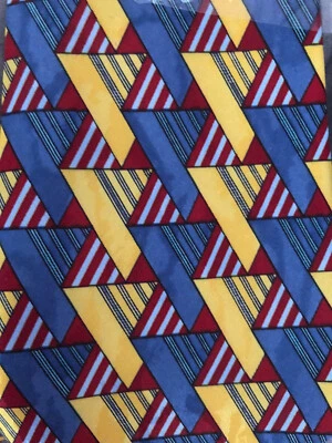 Nuevo con etiquetas Corbata Hombre Estándar Marco Polo Italiano Rojo Azul Amarillo Foto 1 de 4