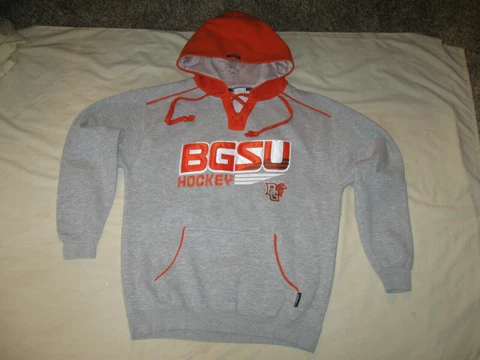 Bowling Green State Falcons BGSU Hockey Hoodie Sweatshirt Men's Small NCAA BG OH Cover