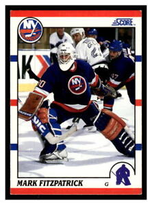 1990 Score American #102 Mark Fitzpatrick - Islanders de New York