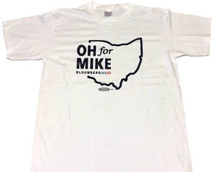 Michael Bloomberg 2020 Presidential Campaign Ohio For Mike T-Shirt New! SMALL - Picture 1 of 1