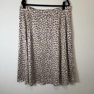 Torrid Rock Tiermotiv Größe 2X lila beige zum Überziehen elastischer Bundrücken - Bild 1 von 8