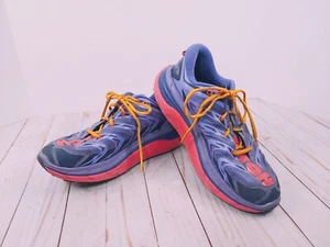 Hoka One One Speedgoat Women Size 9.5 Purple Blue Running Shoes Vibram - Picture 1 of 14