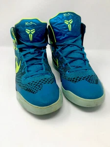 Nike Kobe IX 9 Elite Perspective GS Turchese Volt 636602-400 Ragazzo 6Y/Donna 7,5 - Foto 1 di 8