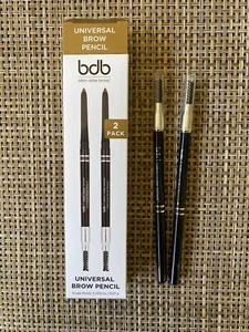 BDB BILLION DOLLAR BROWS  UNIVERSAL EYEBROW PENCIL (DUO PACK) - NIB - Picture 1 of 9