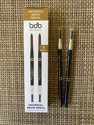 BDB BILLION DOLLAR BROWS  UNIVERSAL EYEBROW PENCIL (DUO PACK) - NIB - Image 1 of 4