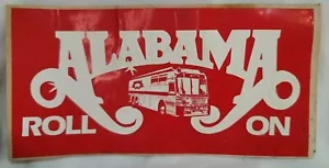 Autobús Red Alabama Band 1984 pegatina parachoques 7 1/4 in x 3 5/8 in - Imagen 1 de 12