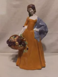 Wkkw Figure Seasons Crinoline Autumn Vienna Ceramics Johanna Meier Michel 1920 - Picture 1 of 9