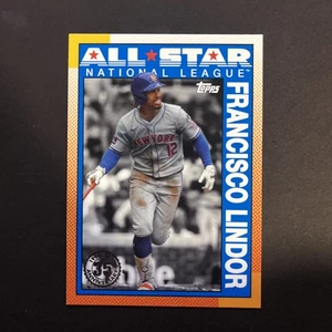 2025 Topps Series 2 - 1990 Topps Baseball All-Stars Francisco Lindor #90AS-35 - Picture 1 of 2