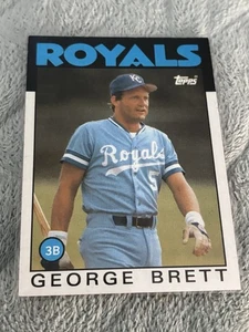 1986 Topps #300 George Brett Kansas City Royals MLB Baseballkarte - Bild 1 von 1