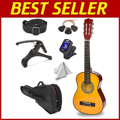 Juego de guitarra clásica para principiantes con estuche y accesorios Foto 1 de 4