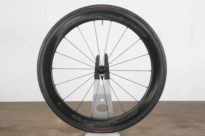 FRONT Campagnolo Bora WTO 60 Carbon Tubeless Clincher Rim Brake Wheel - Image 1 of 4
