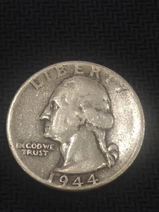 1944 25C Washington Quarter - Bild 1 von 4