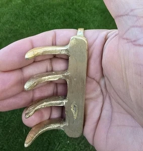 Khalsa Messing Sher Panja Punjabi Sikh Singh Kaur Taksali Löwe Baghnakh Shastar - Bild 1 von 10