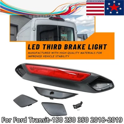 For 2018-2019 Ford Transit-150 250 350 HD LED 3rd Third Brake Light Stop Lamp - Изображение 1 из 4