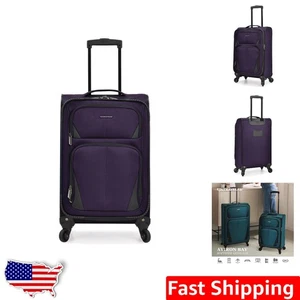 Robuster Aviron Bay 23" Spinner Handgepäck - lila, mehrstufiger Griff, Organizer - Bild 1 von 12