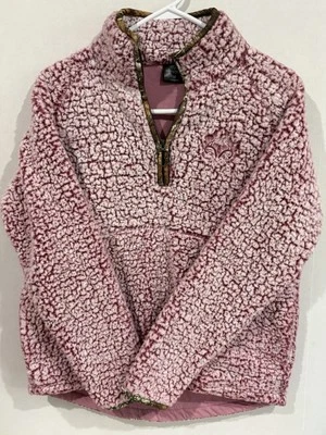 Realtree Camo Pink Hunting 1/4 Zip Pullover MEDIUM - Image 1 of 4